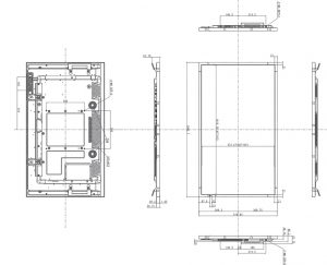 NEC X461S-Touch Zeichnung